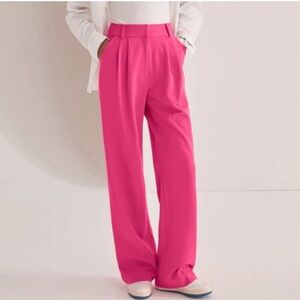 Favorite Daughter The Favorite Pant  in Pink Peacock